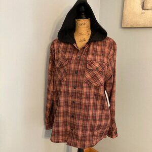 NWT Public Supply NYC Shirt Jacket Hoodie with Thermal Lining Men Size M